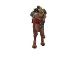 Krippenfigur Kamel mit Gepäck Prunkvoll