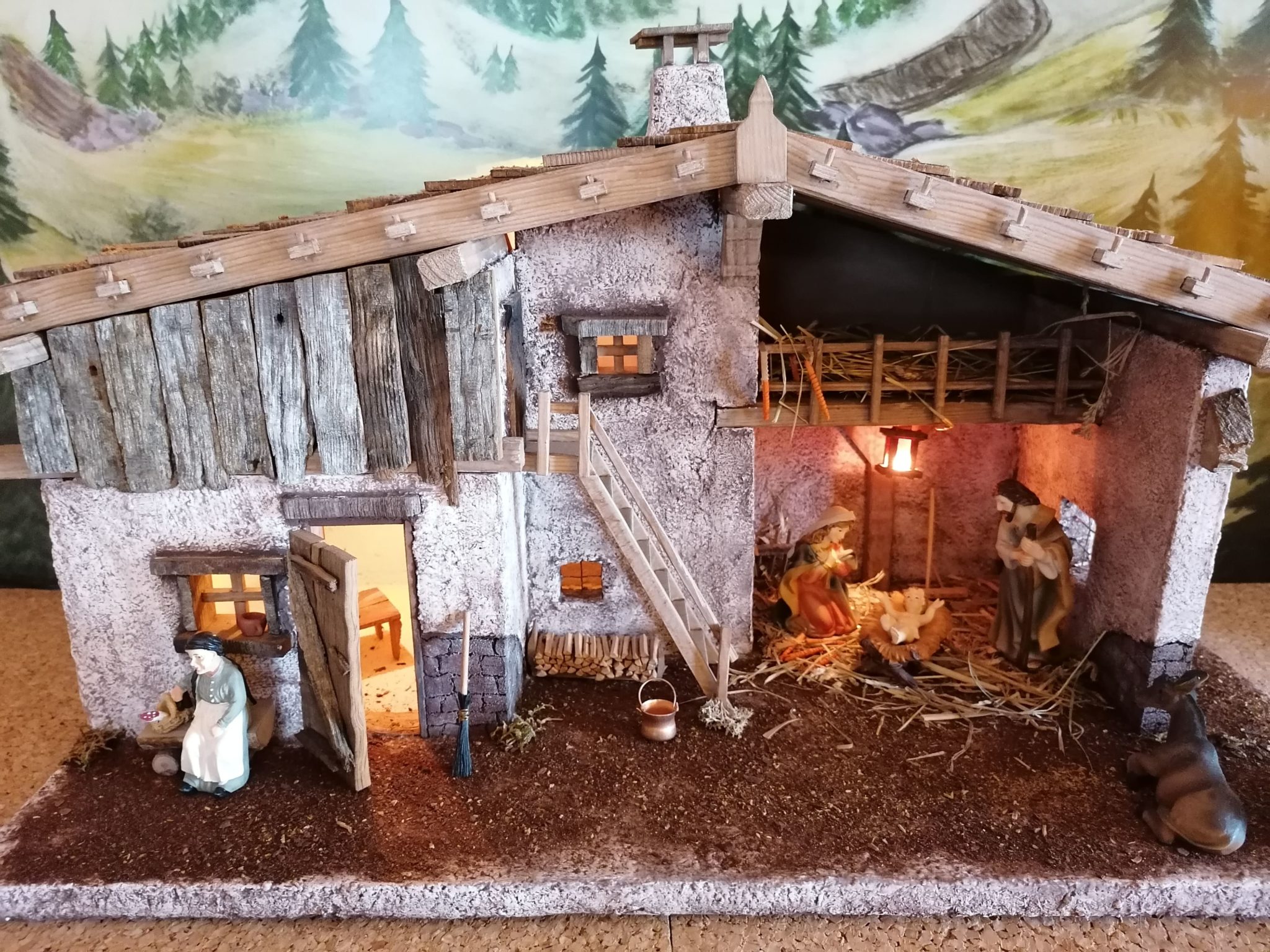 Weihnachtskrippen aus Holz kaufen - Heimatlich bis Orientalisch