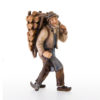 Krippenfigur Holzhacker mit Kraxe