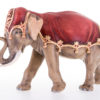 Krippenfigur Elefant mit Zierdecke