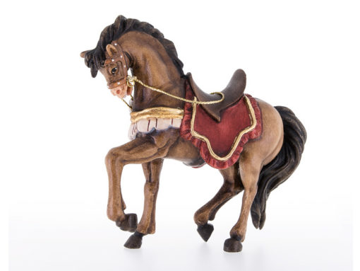 Krippenfigur Pferd braun