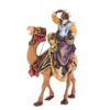 Krippenfigur König Caspar mit Kamel
