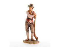 Krippenfigur Giner Krippe Hirt mit Alphorn