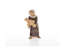 Krippenfigur Venezianische Krippe "Bub mit Lamm"