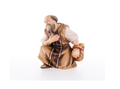 Krippenfigur Nazarener-Krippe "Hirt mit Korb"