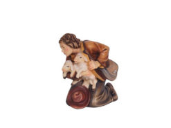 Krippenfigur Kostner-Krippe "Hirt kniend"