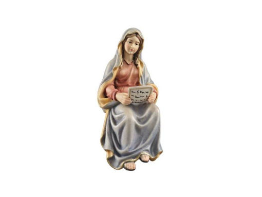 Krippenfigur Kostner-Krippe "Maria mit Schrift"