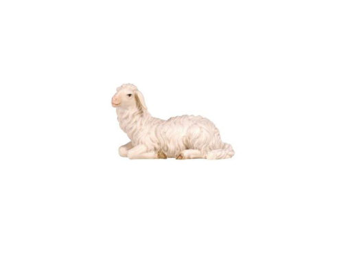 Krippenfigur Mahlknecht Krippe "Schaf liegend linksschauend"